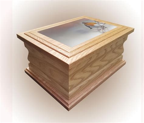 wooden box for cremated ashes